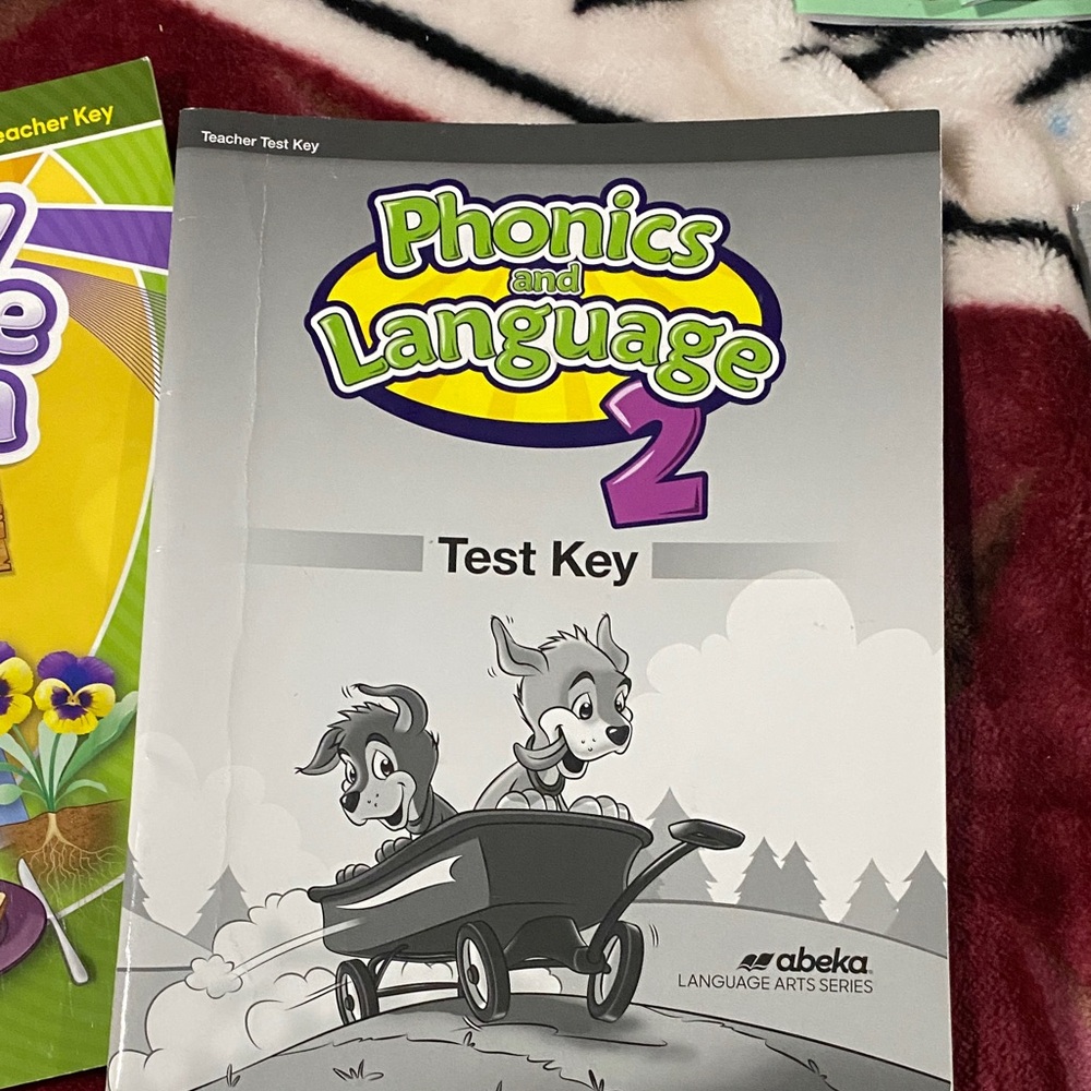 Abeka Phonics and Language 2 Test Key - Gray